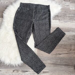 New Michael Kors Black and White Houndstooth Legging- Pants